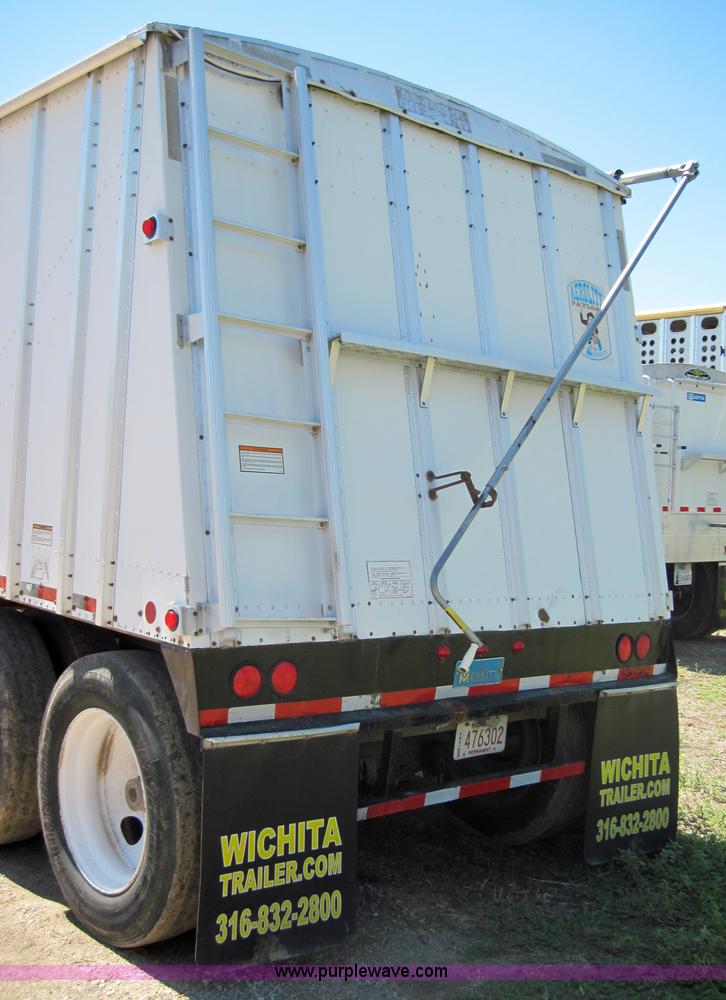 image for item 4124 1996 Merritt 43' grain hopper trailer