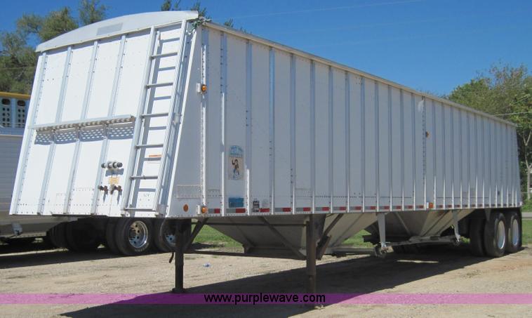 image for item 4124 1996 Merritt 43' grain hopper trailer
