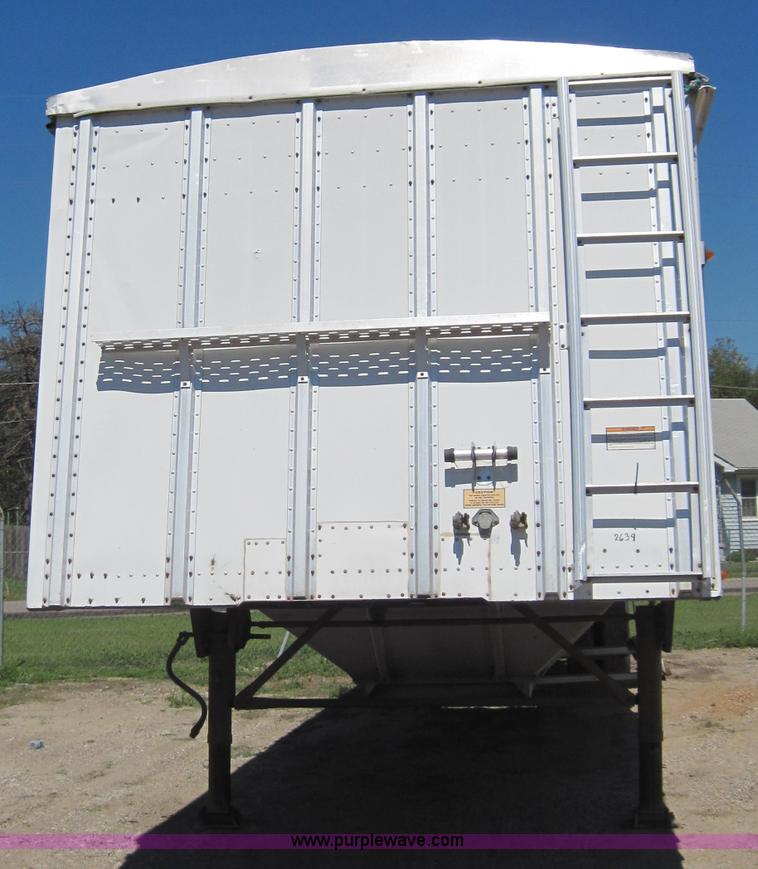 image for item 4124 1996 Merritt 43' grain hopper trailer