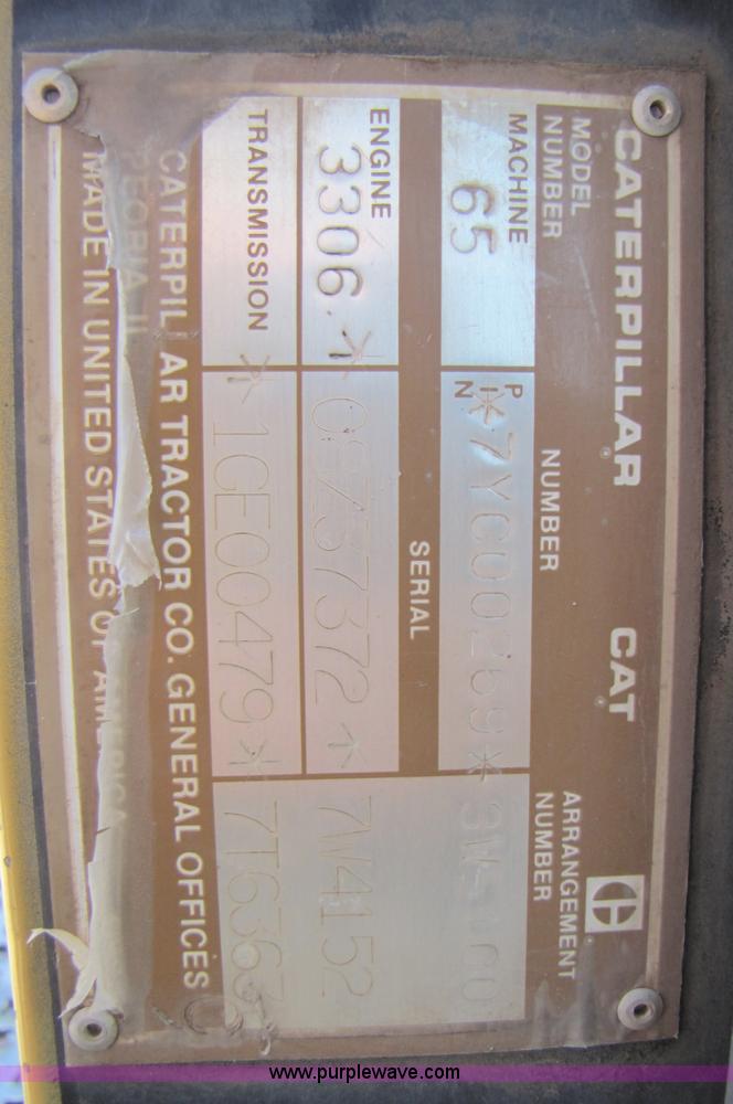 image for item 5783 1987 Cat Challenger 65 tractor