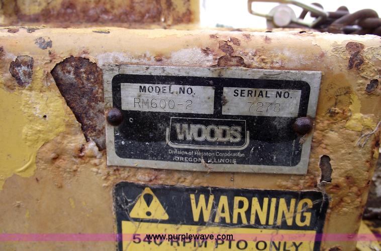 image for item 5791 Wood RM600 finish mower