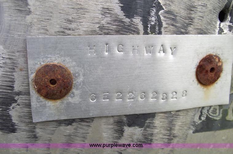 image for item 5811 1962 Highway 45' walking floor trailer