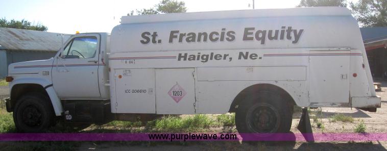 image for item 6197 1985 Chevrolet 70 fuel truck