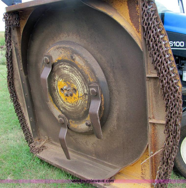 image for item 6942 2002 New Holland TS100 tractor with side-boom mower