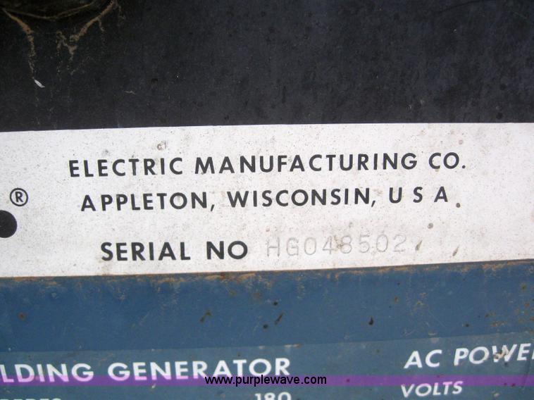 image for item 9192 Miller Roughneck 1E welding generator