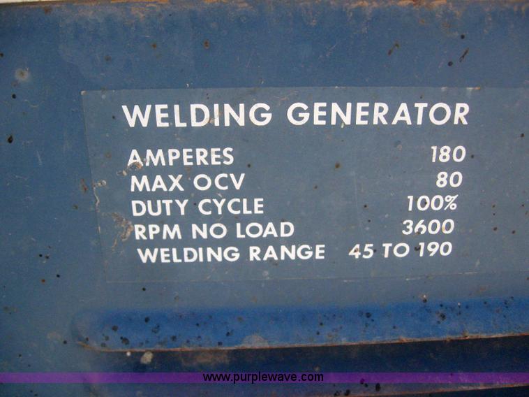 image for item 9192 Miller Roughneck 1E welding generator
