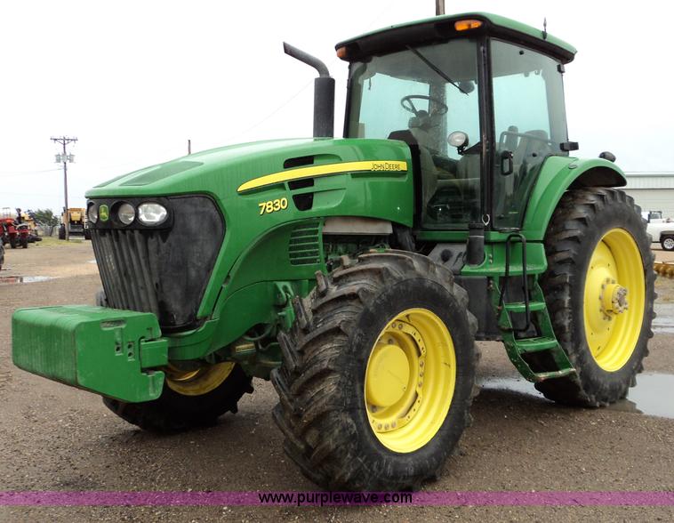 image for item 1801 2007 John Deere 7830 MFWD tractor