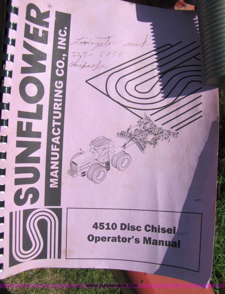image for item 3146 1999 Sunflower 4510-11 14' disc chisel