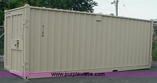 image for item 1000 1995 Saf-T-Box 22' job site storage container