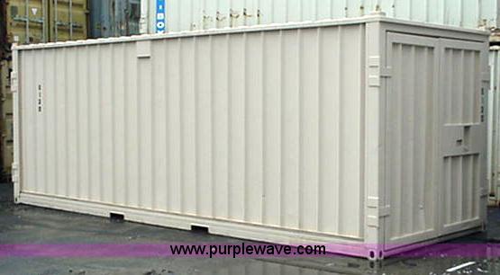 image for item 1000 1995 Saf-T-Box 22' job site storage container