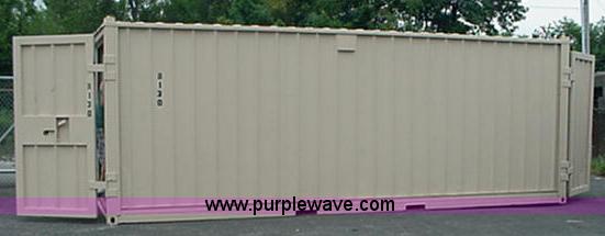 image for item 1000 1995 Saf-T-Box 22' job site storage container