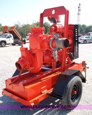 image for item 1502 Godwin trailer mounted 6" trash pump