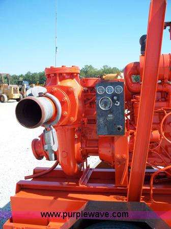 image for item 1502 Godwin trailer mounted 6" trash pump