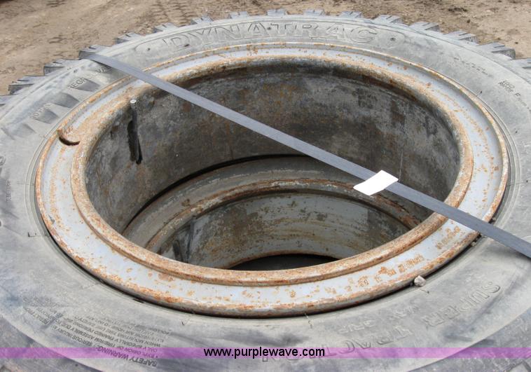 image for item 2552 (8) 9.00-20 rims and tires