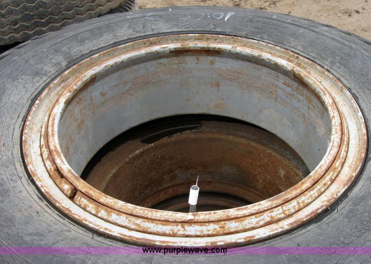 image for item 2554 (8) 10.00-20 rims and tires