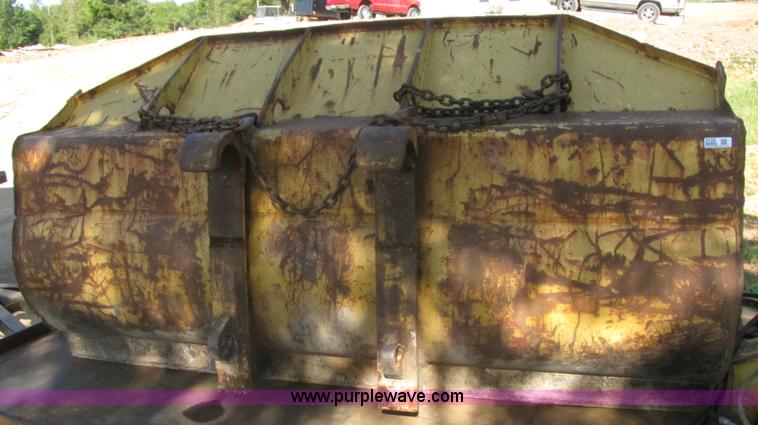 image for item 3128 Balderson quick coupler with bucket and pallet forks