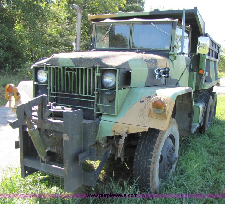 image for item 3134 M51A2 5-ton 6x6 army truck with 10.5' dump bed