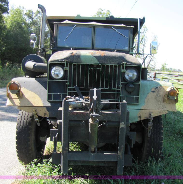 image for item 3134 M51A2 5-ton 6x6 army truck with 10.5' dump bed