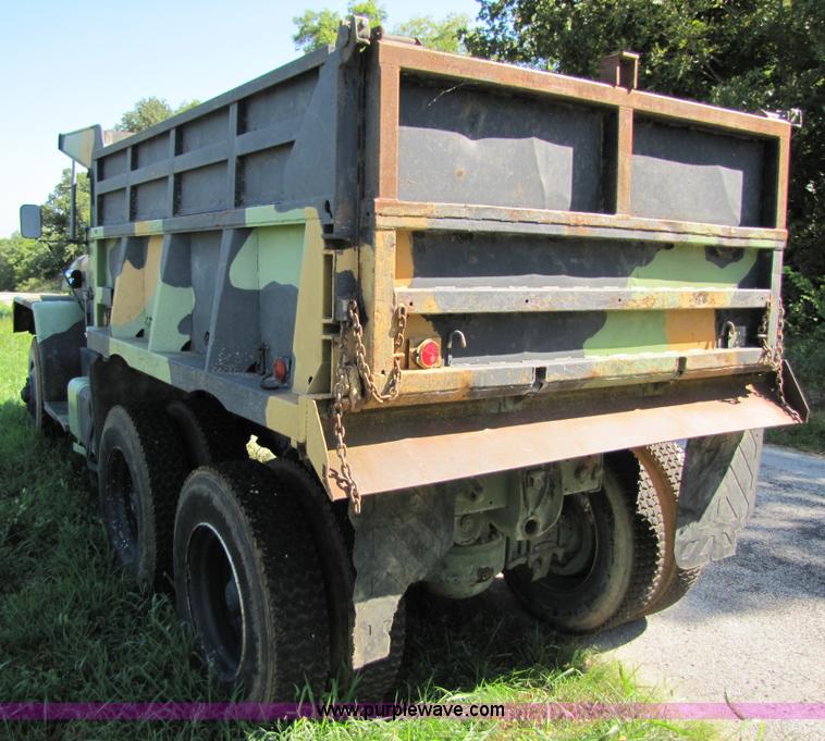 image for item 3134 M51A2 5-ton 6x6 army truck with 10.5' dump bed
