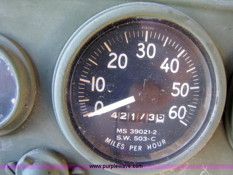 image for item 3134 M51A2 5-ton 6x6 army truck with 10.5' dump bed