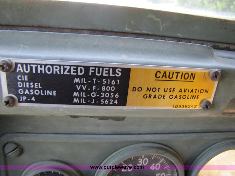 image for item 3134 M51A2 5-ton 6x6 army truck with 10.5' dump bed