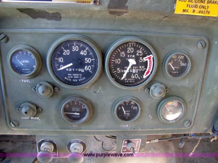 image for item 3134 M51A2 5-ton 6x6 army truck with 10.5' dump bed