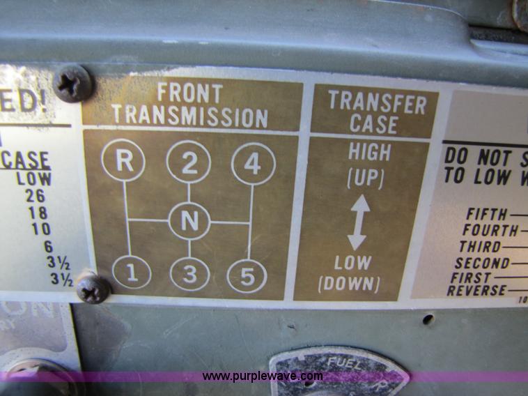 image for item 3134 M51A2 5-ton 6x6 army truck with 10.5' dump bed
