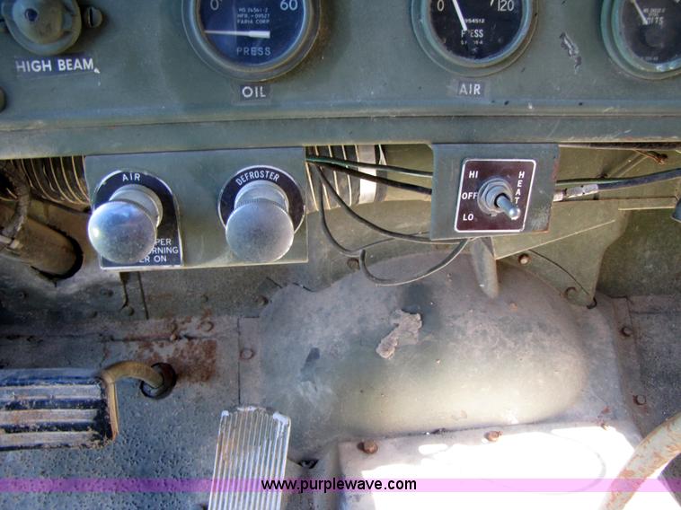 image for item 3134 M51A2 5-ton 6x6 army truck with 10.5' dump bed