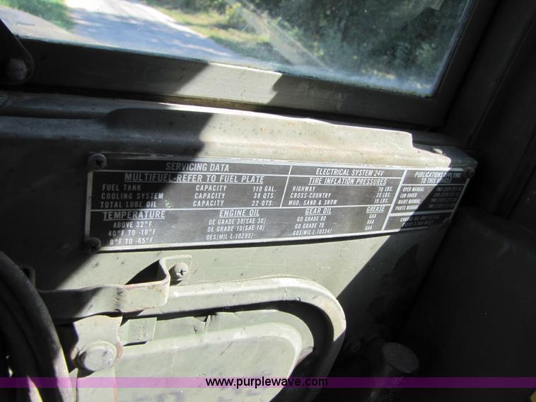 image for item 3134 M51A2 5-ton 6x6 army truck with 10.5' dump bed