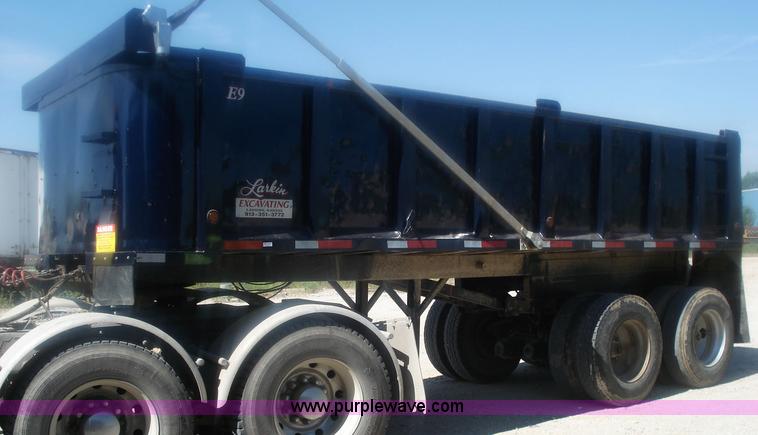 image for item 3548 22' end dump trailer
