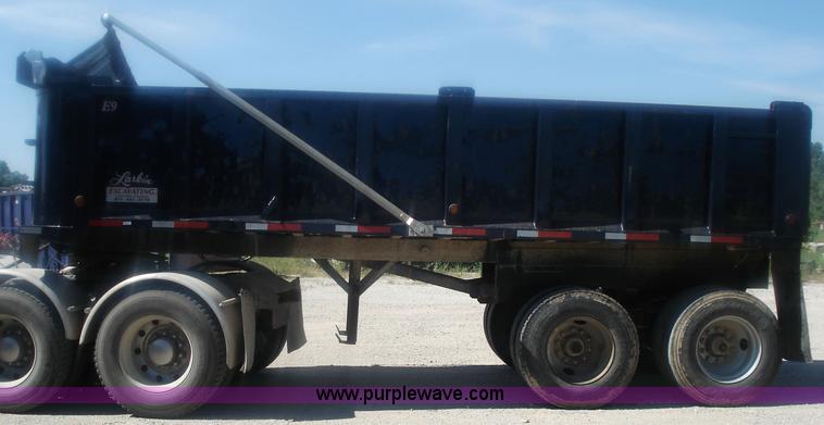 image for item 3548 22' end dump trailer