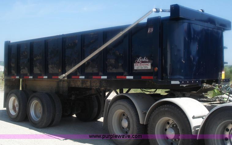 image for item 3548 22' end dump trailer