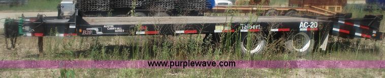 image for item 3549 2001 Talbert Austin AC-20 trailer