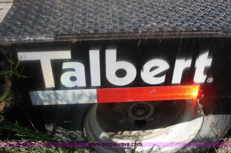 image for item 3549 2001 Talbert Austin AC-20 trailer