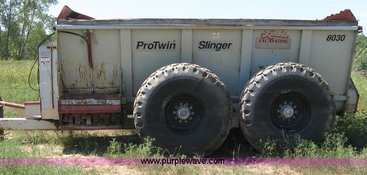 image for item 3563 Knight ProTwin Slinger 8030 manure spreader