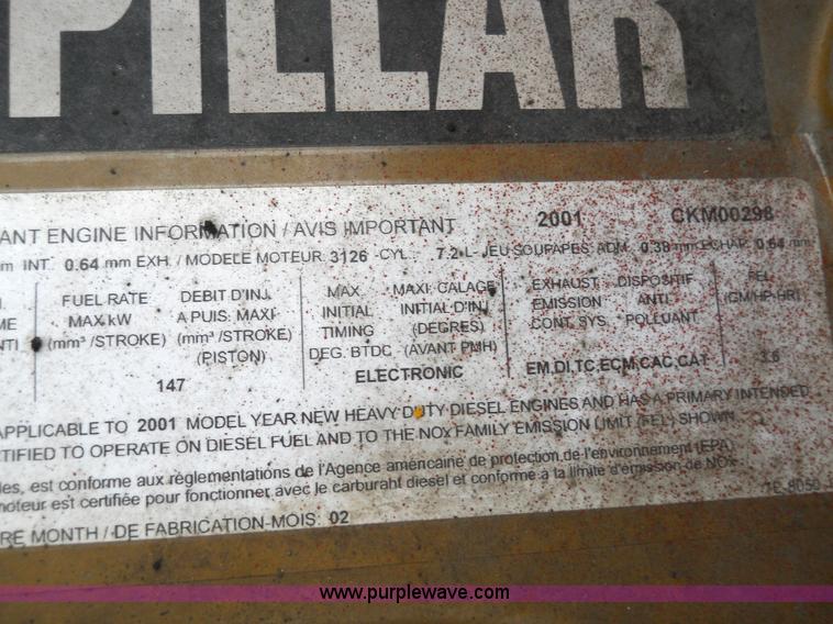 image for item 5059 2001 Freightliner FL80 digger truck