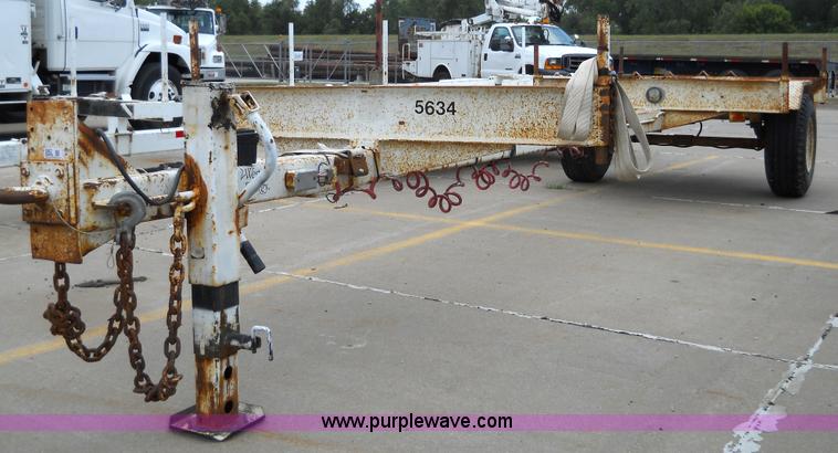 image for item 5062 1980 Butler BP7500 pole trailer