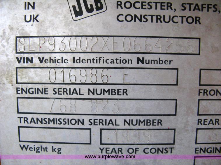 image for item 5114 1999 JCB 930 rough terrain forklift