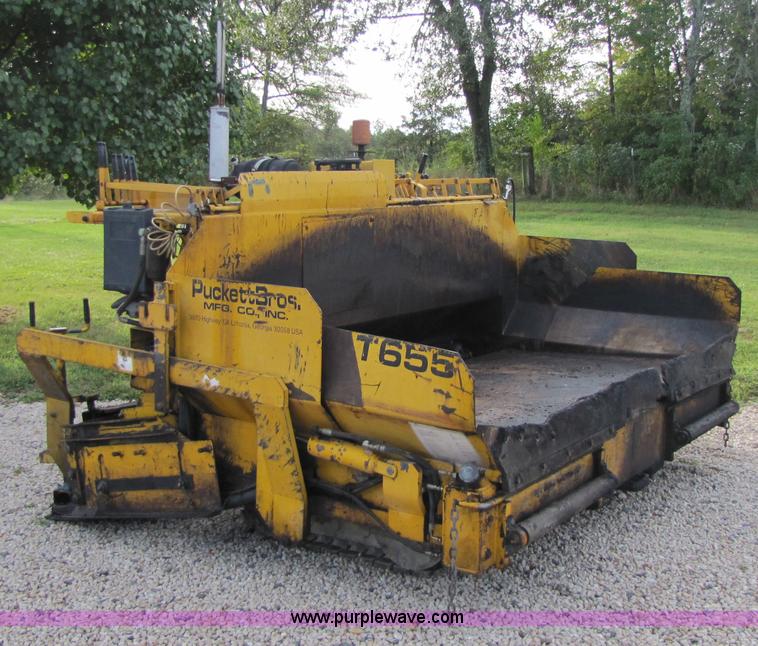image for item 5181 1999 Puckett Bros T655 asphalt paver
