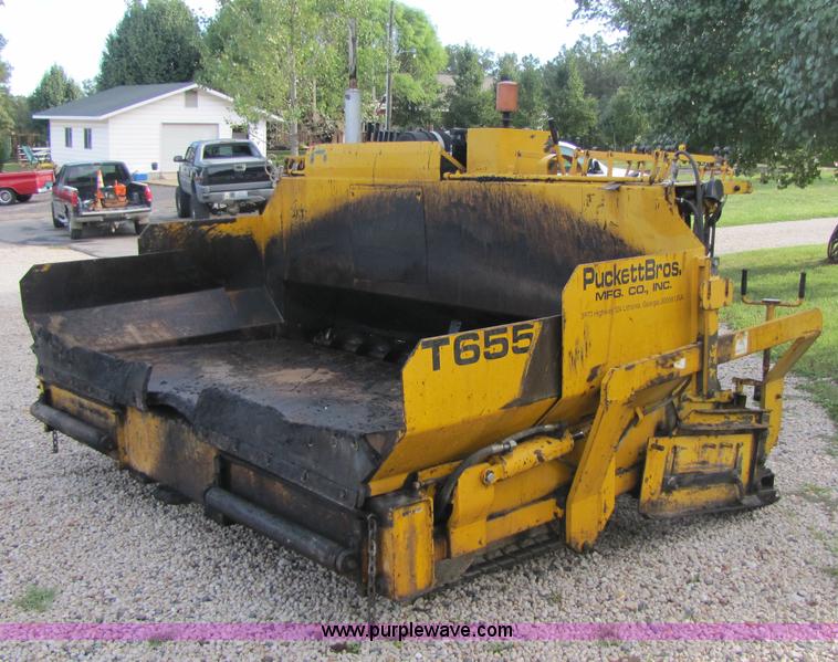 image for item 5181 1999 Puckett Bros T655 asphalt paver
