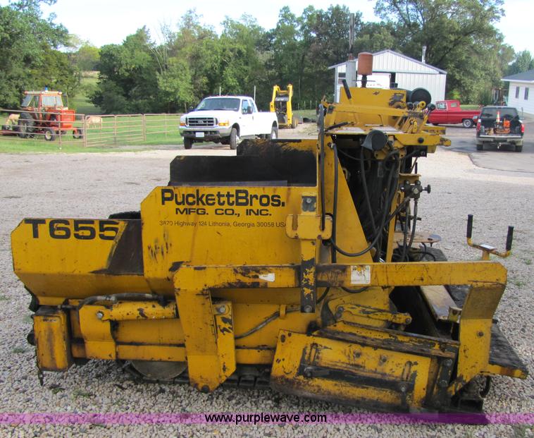 image for item 5181 1999 Puckett Bros T655 asphalt paver