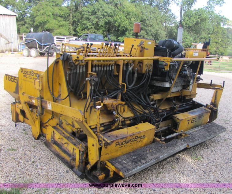 image for item 5181 1999 Puckett Bros T655 asphalt paver
