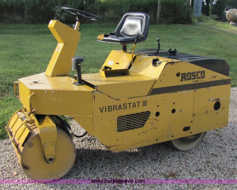 image for item 5182 1999 Rosco Vibrastat III vibratory roller