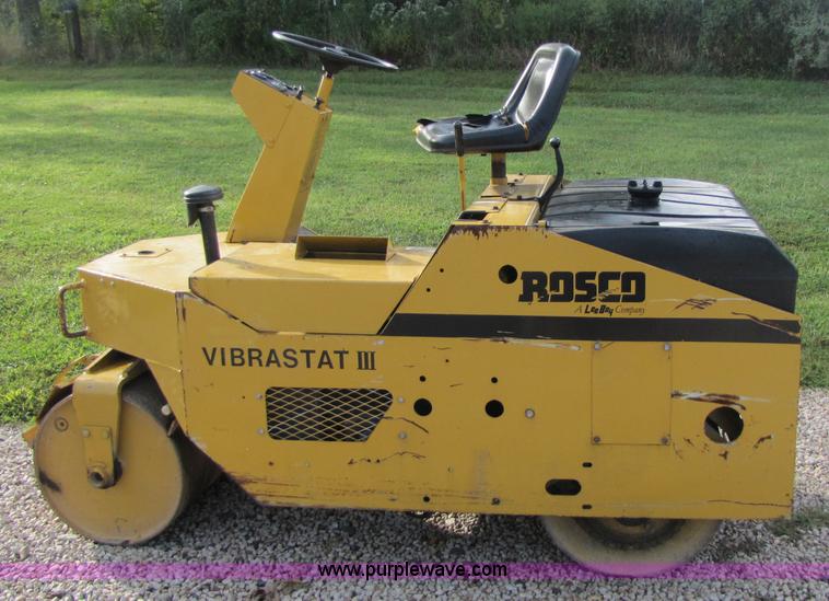 image for item 5182 1999 Rosco Vibrastat III vibratory roller