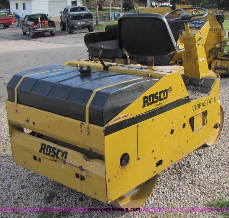 image for item 5182 1999 Rosco Vibrastat III vibratory roller