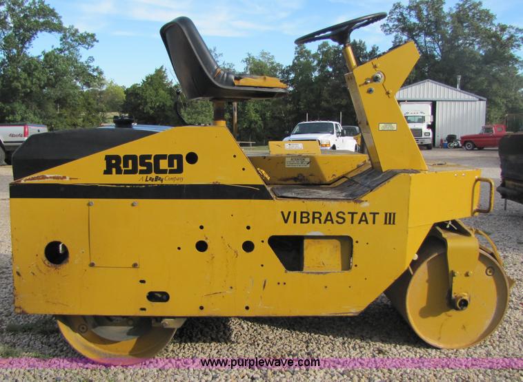image for item 5182 1999 Rosco Vibrastat III vibratory roller