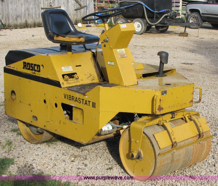 image for item 5182 1999 Rosco Vibrastat III vibratory roller