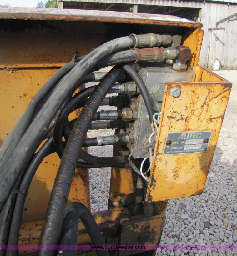 image for item 5183 Alitec CP16 planer skid steer attachment