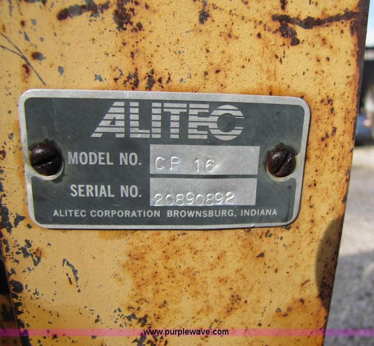 image for item 5183 Alitec CP16 planer skid steer attachment