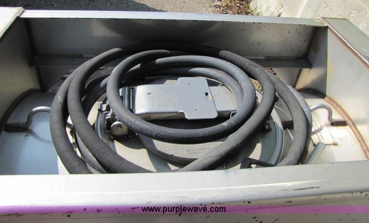 image for item 5252 1998 Mid-State stainless steel fuel tank with pump